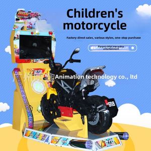Machine de course d'arcade commerciale de haute qualité, moto de course ludique pour enfants, machine de divertissement à monnayeur pour entrée de supermarché - Product Image 3