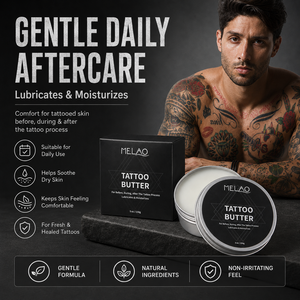 Beurre de karité professionnel, céramide, huile de coco, beurre pour tatouage, avant, pendant et après le processus de tatouage, lubrifiant et baume de soin après tatouage - Product Image 2