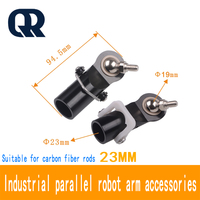 Accessoires pour bras robotique industriel parallèle, tête sphérique universelle, bras robotique de tri, bras robotique de connexion, articulation de main d'araignée