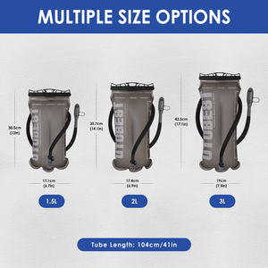 UTOBEST bebas BPA, 1,5 l/2L/3L hidrasi kandung kemih TPU tahan air untuk mendaki & bersepeda - Product Image 6