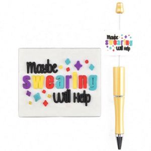 Nouvelle Innovation Silicone Focal Beads Australie Taylor POP Chanteur Karol g POP STAR Selena bluey et <span class=keywords><strong>Bingo</strong></span> - Product Image 6