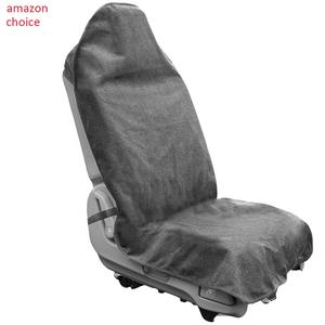 Cubierta de asientos de coche de bebé, toalla suave de microlana negra - Product Image 1