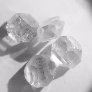 Diamante Blanco rugoso sin cortar, precio por quilate, HPHT/CVD, diamante sintético rugoso de gran tamaño
