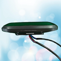 Écran LCD universel de haute qualité pour scooter/vélo électrique, couleurs vives, haute visibilité, matériau plastique vert et noir