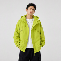 Blouson Bomber Homme Fonctionnel Nouvelle Collection Automne 2026 – Style Streetwear Ample et Décontracté avec Capuche Coupe-Vent pour l'Extérieur