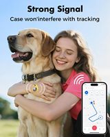 Étui de protection en TPU rose et violet avec mousqueton à verrouillage rotatif en acier inoxydable 304, support anti-perte et anti-rayures pour Apple AirTag 2