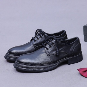 Chaussures Derby pour Hommes – Idéales Mariage, Bureau, Carrière – Polyvalentes, Bout Épais, Talon Renforcé, Lacets, Semelle Cousue Goodyear, Cuir Véritable, Semelle Intermédiaire en Peau de Cheval - Product Image 2