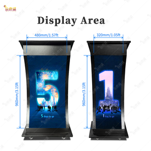 Podio <span class=keywords><strong>Digital</strong></span> HD Gob con Pantalla LED, Podio Inteligente Móvil de Sobremesa, Pantalla para Conferencias y Eventos - Product Image 2
