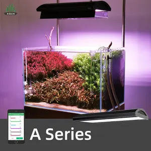 Luz de aquário em led de série rgb, lâmpada de aquário em estilo da ada, luz para tanque de água doce