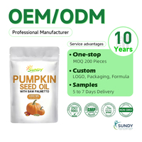 OEM/ODM Complément alimentaire naturel en gélules molles d'huile de graines de citrouille pour la croissance capillaire, 1000 mg 3000 mg, Gélules molles d'huile de graines de citrouille