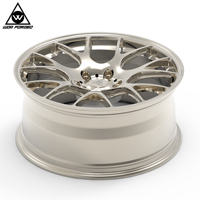 Nouvelle jante en alliage d'aluminium forgé pour voiture de tourisme, design concave personnalisé, 5 trous 120/112 mm, 18-22 pouces, légère, Chr-2 polie