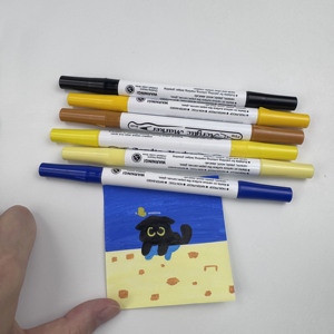 Pennarelli Acrilici a Rapida Asciugatura e Resistenti allo Sbiadimento con Borsa Portaoggetti per <span class=keywords><strong>Giochi</strong></span> Artistici per Bambini e Artigianato Creativo per Club - Product Image 6