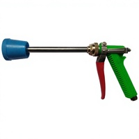 Pistolet pulvérisateur dorsal manuel haute pression réglable à commande hydraulique LVTO PQ-0716-1H avec buse de pulvérisation à jet fin et écrou de verrouillage