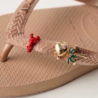 Accessoires DIY pour sandales et tongs en métal, décorations personnalisées et tendance en forme d'animaux et de cœurs, pour sites indépendants transfrontaliers américains