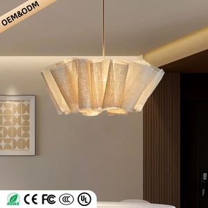 Candelabro Wabi Sabi, candelabro LED, iluminación interior, restaurante, sala de estar, tela Retro, candelabro LED, decoración, brillo para el hogar - Product Image 1