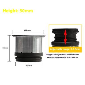 Pied de table en acier inoxydable de haute qualité canapé jambe usine <span class=keywords><strong>pas</strong></span> <span class=keywords><strong>cher</strong></span> meubles matériel de montage - Product Image 3