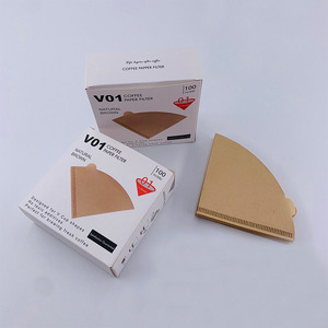Meilleure vente 100 pièces <span class=keywords><strong>filtres</strong></span> à café papier cône papier filtre naturel pour café filtre jetable goutte à goutte papier filtre pour expresso - Product Image 3