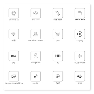 10.25 ''android 13 Car GPS navigation cho BMW 1 Series 120i E81 E82 e87 E88 4 gam RAM 64 gam Rom 8Core Car đài phát thanh đa phương tiện - Product Image 4