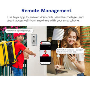 Système de vidéophone familial haute sécurité avec écran tactile 10,1 pouces, application Tuya, résistant à l'eau, pour immeubles multi-appartements - Product Image 6