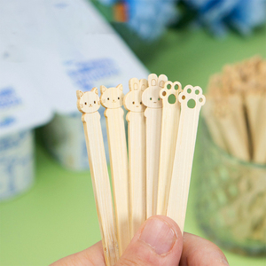 Bán buôn thân thiện với môi thiết kế mới phân hủy sinh học dùng một lần tre Vòng cạnh Ice Cream <span class=keywords><strong>Popsicle</strong></span> <span class=keywords><strong>Stick</strong></span> - Product Image 2