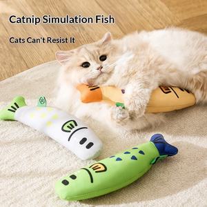 Brinquedo para Gato com Som de Explosão Transfronteiriça, Modelo de Peixe com Erva Gato DJK40 Zhejiang - Product Image 5