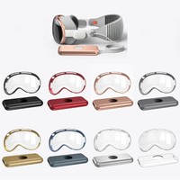 Coque arrière anti-poussière et anti-rayures pour casque Apple Vision Pro VR Housse transparente TPU Protector Case for Vision Pro VR