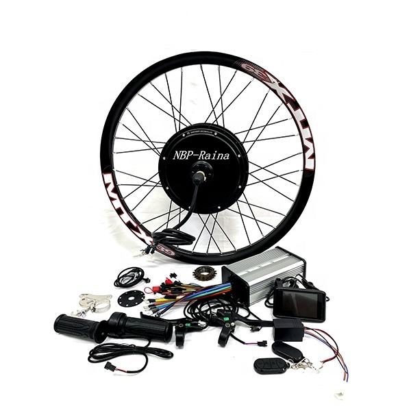 72v3000w Electric Bike Kit Electric Bicycle Motor Conversion Kit with Sine Wave 80A Controller and Colorful Display