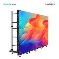 Écran LED de location P2.9 P3.91 7680HZ facile à installer pour événements, panneau mural vidéo LED, toile de fond, affichage LED extérieur, écran de scène