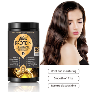 OEM Nary vente en gros auto-étiquette organique <span class=keywords><strong>masque</strong></span> capillaire réparateur membrane conforme collagène brésil kératine traitement conditionneur original - Product Image 2