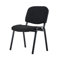 Chaises de formation robustes bleues et marron en gros à prix abordable, chaises de conférence empilables en tissu avec cadre métallique personnalisé pour hôtels