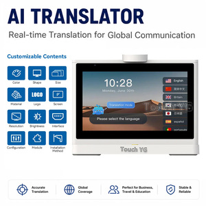 อุปกรณ์แปลภาษาแบบเรียลไทม์ด้วย AI หน้าจอคู่ขนาด 10.1 นิ้ว พร้อมระบบแปลภาษาด้วยเสียงอัจฉริยะสำหรับการประชุม จอคู่ขนาด 10.1 นิ้ว ใช้พลังงาน AI - Product Image 2