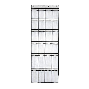 24 Pockets Over the Door Shoe Organizer Hanging Shoe Organizer for Door with 24 Pockets <b>Large</b> Capacity Shoe Hanging Storage Bags - Product Image 4
