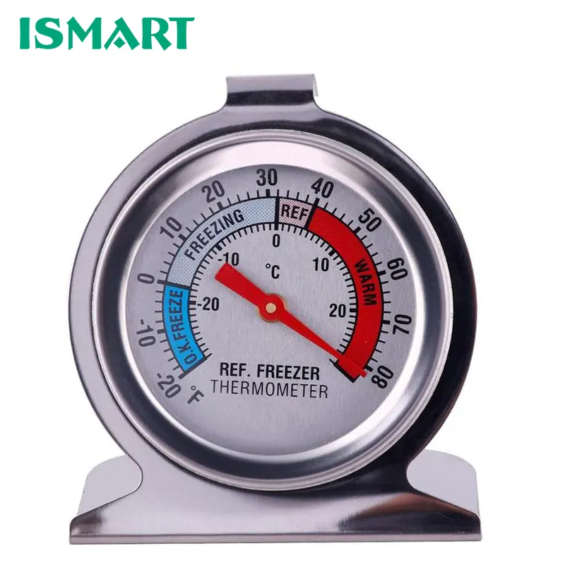 ISMART Refrigerator Refrigerated thermometer Preservation Dial Thermometer Stainless Steel Kitchen thermometer accessories