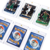 Étui magnétique pour cartes KEJEA, vente en gros, étui transparent pour collectionneurs de cartes, protection UV, porte-cartes magnétique 35PT