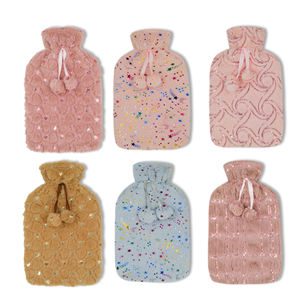 <span class=keywords><strong>Bouillotte</strong></span> en caoutchouc avec couvercle souple-1,8 L-Grand sac à eau chaude classique <span class=keywords><strong>pour</strong></span> soulager la douleur, le <span class=keywords><strong>cou</strong></span> <span class=keywords><strong>et</strong></span> les épaules, chauffe-pieds - Product Image 6