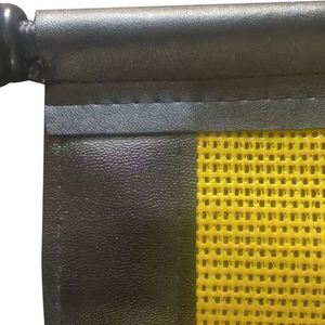 Lona de seguridad para carga sobredimensionada de 18 x 84 pulgadas con impresión personalizada, de malla, para remolques de vehículos, con cuero PU y gancho - Product Image 2