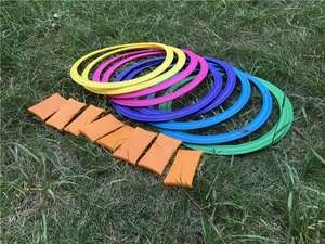 Set di Anelli per Gioco del Salto Regolabili per Interni/Esterni Giocattolo Sportivo per Bambini in Plastica - Product Image 3