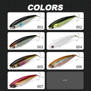 Señuelos Artificiales de Agua Salada, 100 mm, 17.6 g, Señuelos Marinos de Largo Alcance, Señuelos Flotantes Tipo Lápiz para Pesca de Caballa - Product Image 5