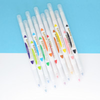 10 couleurs Double tête comestible encre marqueur stylo pour gâteau décoration alimentaire stylo deux conseils