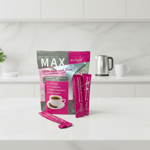 Luxe <span class=keywords><strong>Max</strong></span> Curve Slim Caffè con L-Glutatione e Collagene, Gusto Neutro, Confezione in Bustina, Integratori Alimentari, Grado Alimentare, Brucia Grassi - Product Image 3