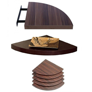 Corner Antique <strong>Walnut</strong> <strong>Floating</strong> <strong>Shelves</strong> Wall Mounted Custom Small <strong>Floating</strong> <strong>Shelves</strong> Mini Display Metal <strong>Shelf</strong> - Product Image 6