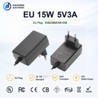 Adaptateur d'alimentation professionnel 5V 3A 15W à prise murale EU pour caméra de sécurité CCTV, routeur POS, éclairage LED