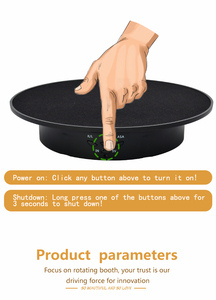 360 độ nhiếp ảnh bàn xoay, USB cung cấp điện cho các sản phẩm nhiếp ảnh và cho thấy cho 20cm - Product Image 6