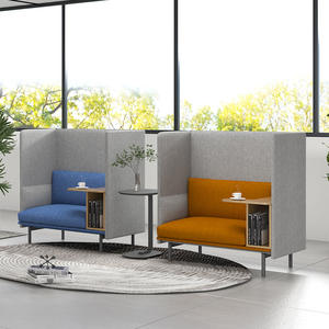 Design moderno Escritório Executivo Sofá Set Estante High-End Tecido De Espera Sofá Seccional Quarto Steel Frame Convertible Massagem - Product Image 5