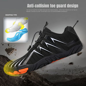 Chaussures d'eau antidérapantes à séchage rapide en amont pour hommes, chaussures d'extérieur à cinq doigts, chaussures de plage aquatiques - Product Image 3