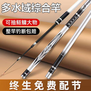 Canne à pêche télescopique Whm 2M, action rapide, fibre de carbone, pour la pêche à la carpe, guides SIC, style taïwanais - Product Image 5