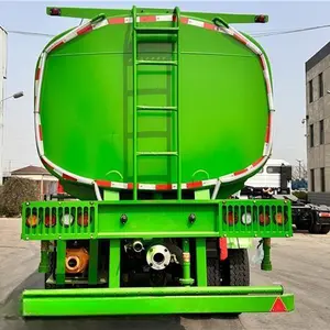 Truck Trailer Used 3 Axle 45000L Crude Oil Tank Fuel Tanker For Sale