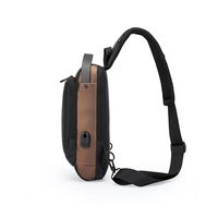 Soldes Exceptionnelles : Sac de Poitrine Antivol Multifonctionnel pour Homme, Style Motard, avec Code, Sac Banane Loisir en Bandoulière