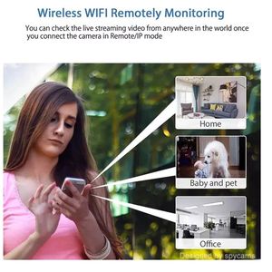 3MP Full HD Mini Wifi máy ảnh 130 độ an ninh nhà IP Mạng Máy quay phim tầm nhìn ban đêm phát hiện chuyển động X5 mini máy ảnh - Product Image 4