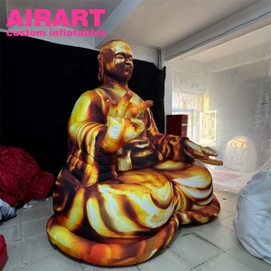 Décoration de fête <span class=keywords><strong>gonflable</strong></span> de <span class=keywords><strong>Bouddha</strong></span> de 3 m de haut, mascotte de ballon <span class=keywords><strong>gonflable</strong></span> <span class=keywords><strong>Bouddha</strong></span> doré - Product Image 3